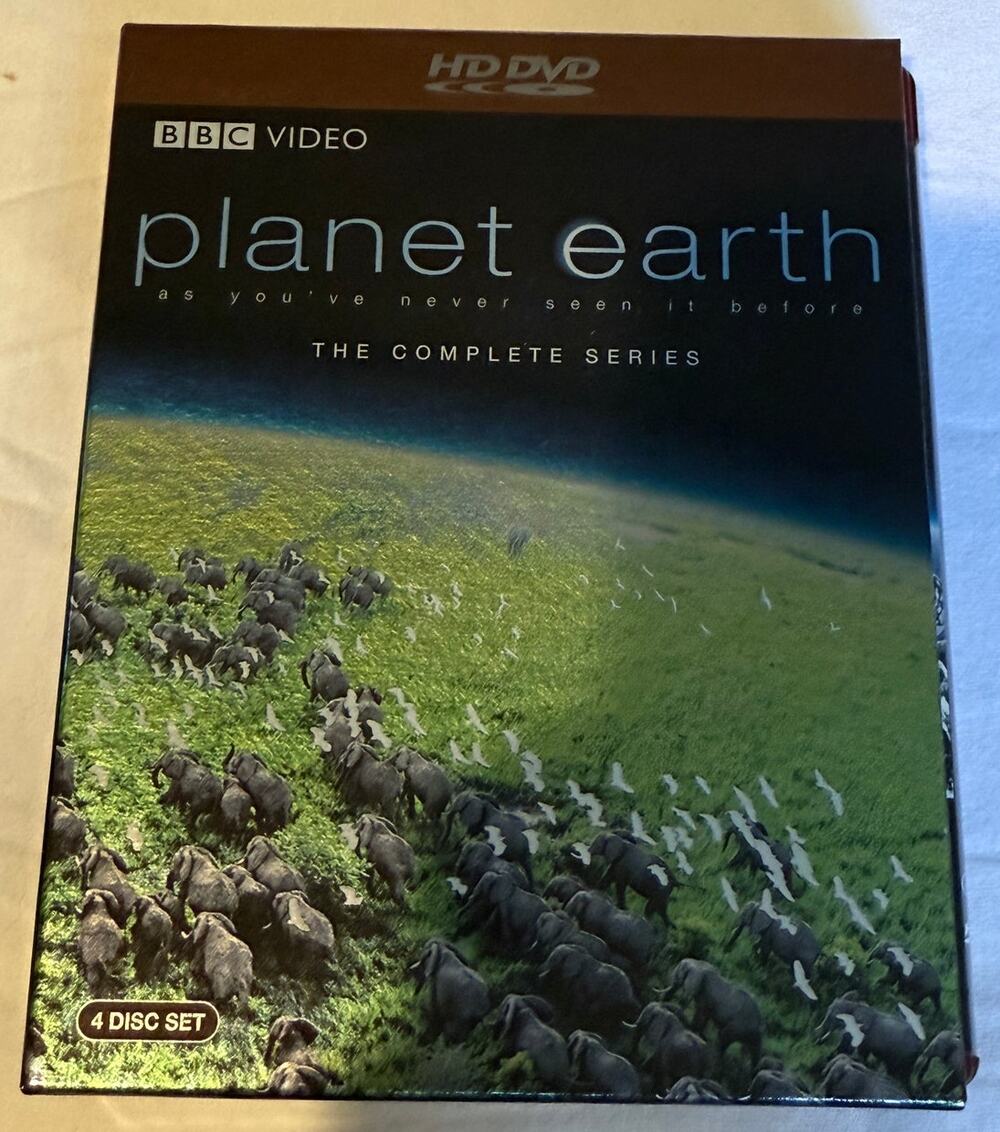 Planet Earth The Complete Series HD DVD 4 Disc Set Narrated David Attenborough